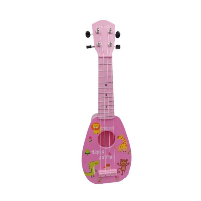 Pink andowl китара, за момчета и момичета, играчка, 3 години, функция за обучение