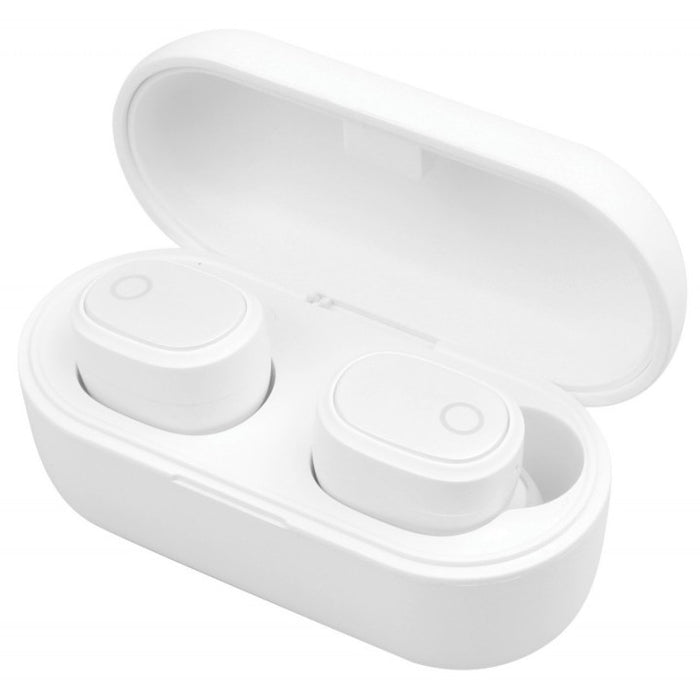 Bluetooth слушалки безжични слушалки с товар, бяло