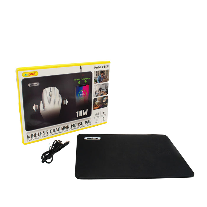 Mouse Pad cu incarcator wireless de 10W si indicator LED