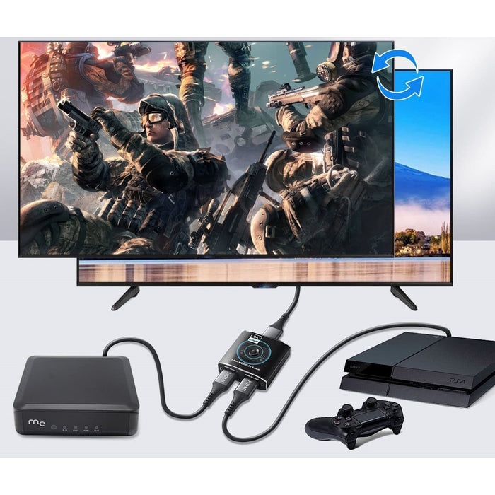 Splitter - Switch HDMI 8K, 2 θύρες διακόπτη HDMI 2.1