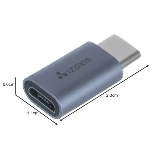 Adaptor micro USB la USB Type-C, viteza transfer date 480 Mbps