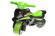 Motocicleta Ride-on de curse Doloni cu sunete si lumini, negru cu verde