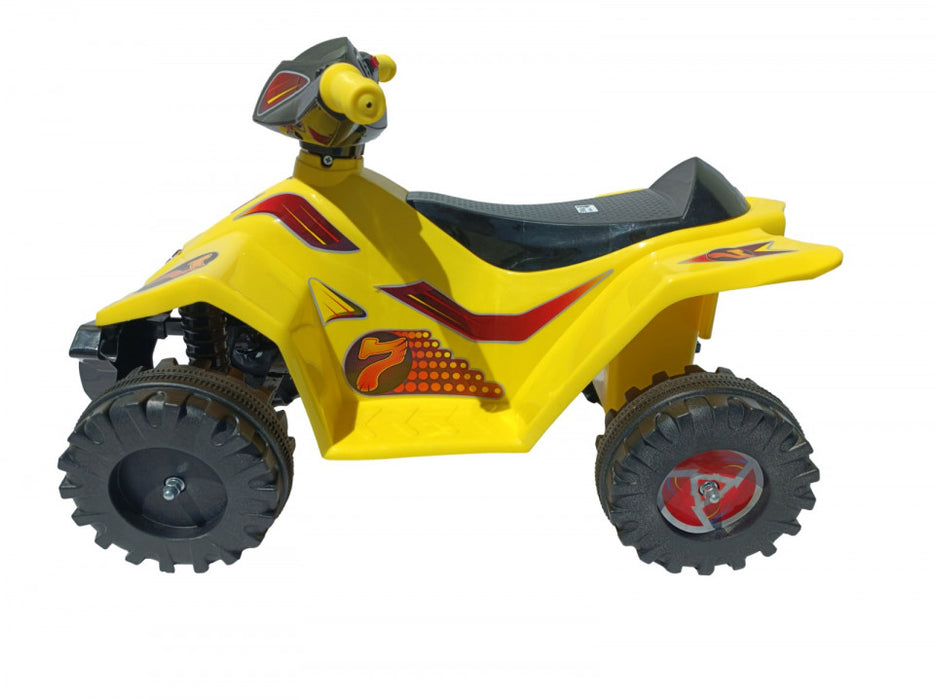 Quad Atv electric Ride On Divendi, galben