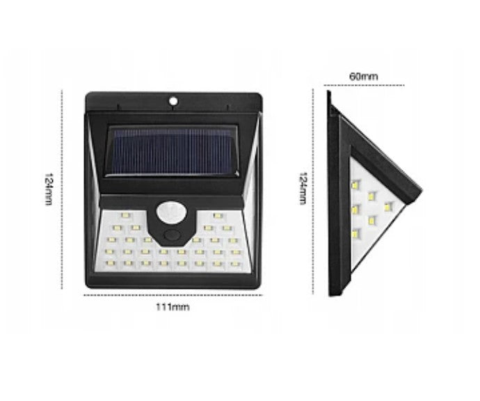 4 x Smart Solar Lamp 40 LED със сензор за светлина и движение