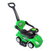 Masinuta premergator 3 in 1, cu maner parental, Mega Car, verde