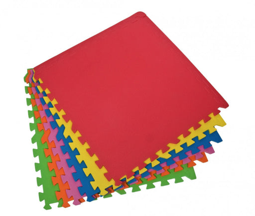 Covor puzzle 6 piese 60x60 cm, 12 mm, multicolor