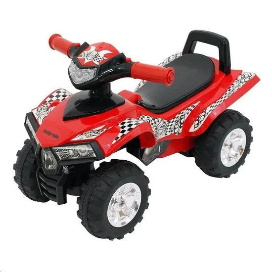 Quad premergator ride-on cu sunete si lumini, Baby Mix, rosu