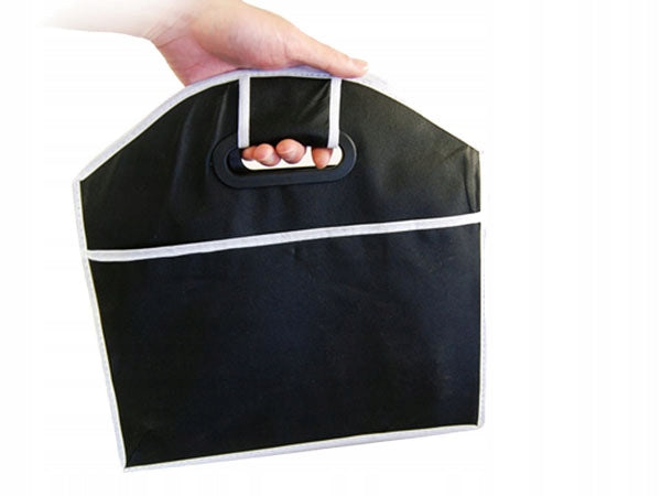 Az autószervező táska csomagtartóhoz, 3 rekeszes és 4 zsebével