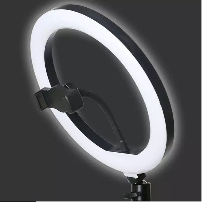 Lampa circulara Ring Light 240 W, Diametru 30 cm, Trepied, Telecomanda