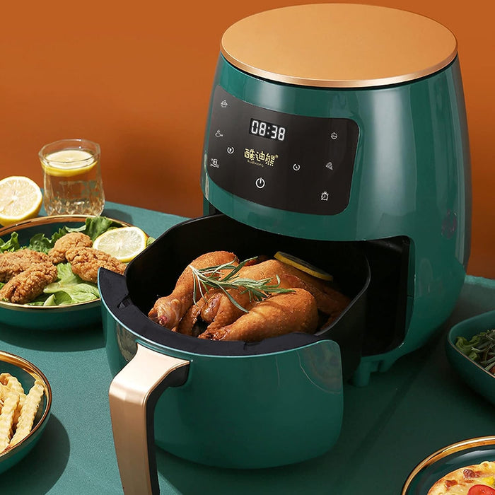 Hot Air Fryer Air Fryer 2400W, 6L, ψηφιακή οθόνη και έλεγχος LCD Touch LCD