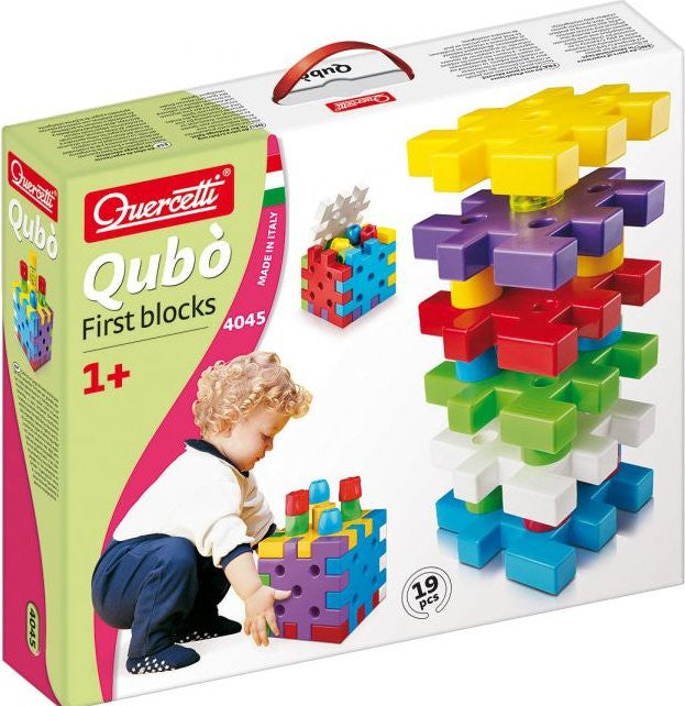 Set de joaca Quercetti Qubo Cuburi de construit