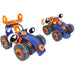 Set constructie vehicule 2 in 1, Globo Wtoy