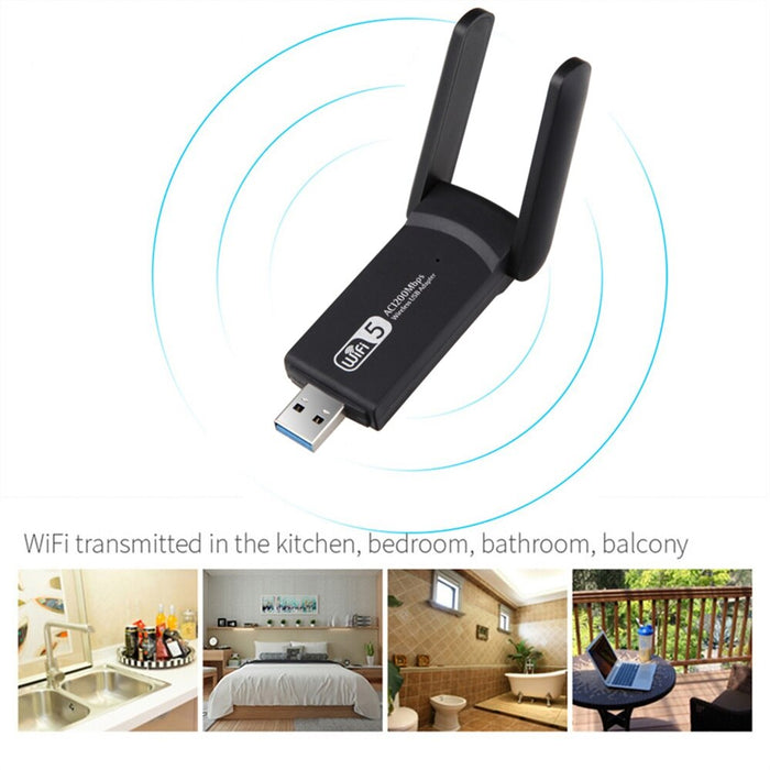 USB3.0 Adapter Extender, 1200 Mbps, ενισχυτής σήματος WiFi