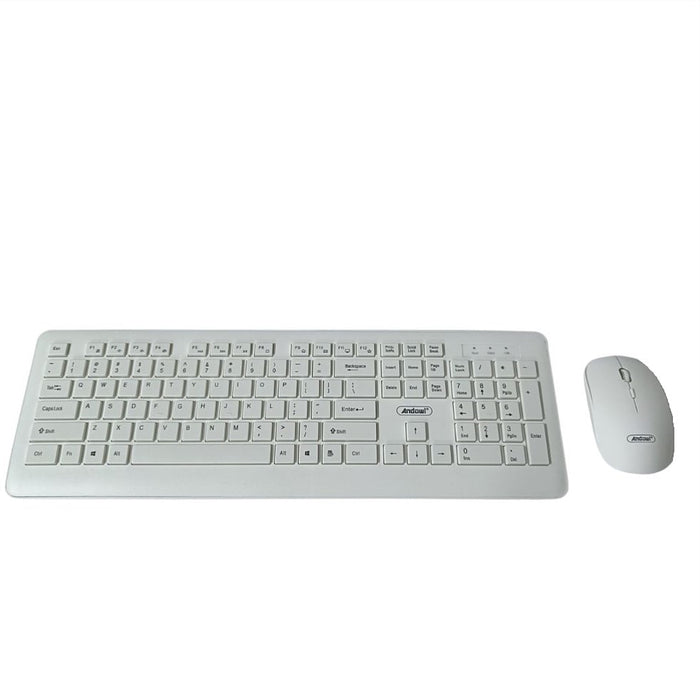 Комплект за клавиатура на мишката, безжичен 2.4, с индикатор за батерията