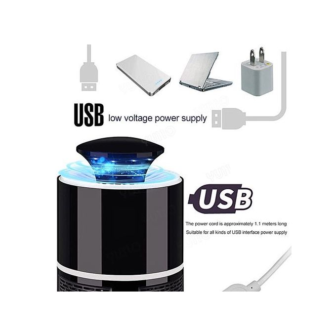 Aparat anti-tantari cu lampa UV, portabil, cu aspiratie si incarcare USB, Mosquito Killer