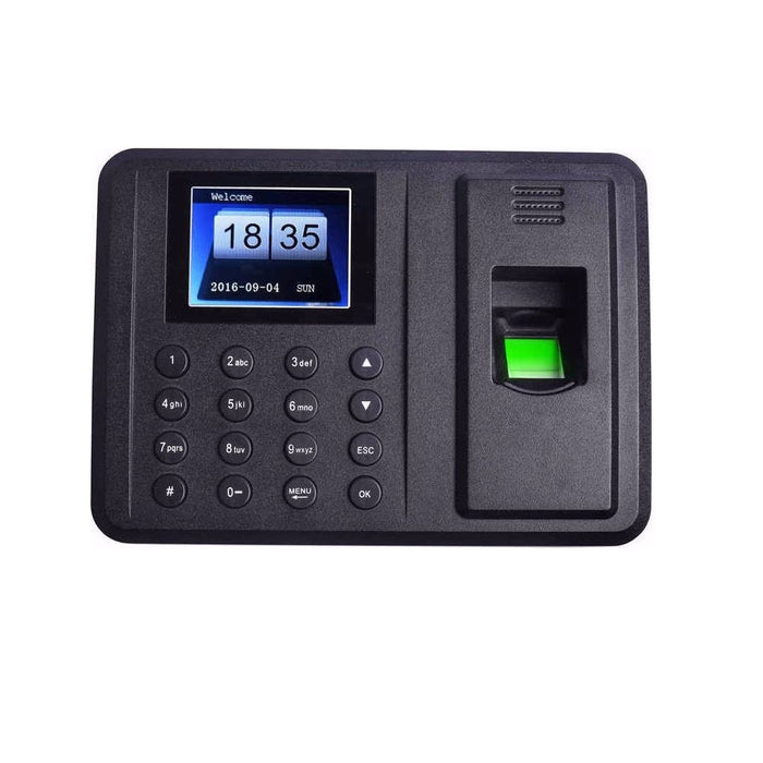 Aparat de control acces cu amprenta digitala si/sau cod pin, contorizare angajati, Andowl Q-A27, negru