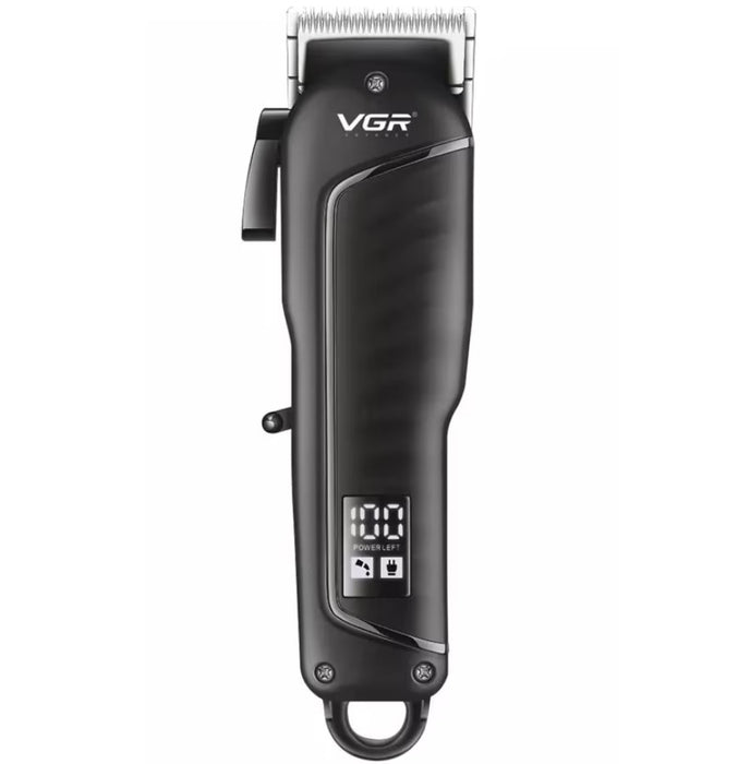 VGR VGR VGR Professional, преносим, ​​4 далечни, стоманени острие, LCD дисплей, черен