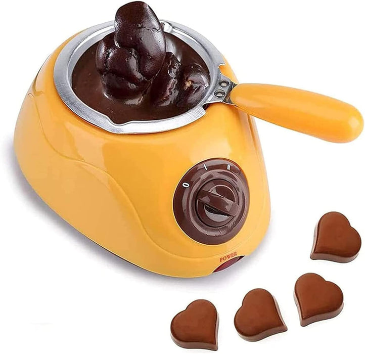 Aparat electric pentru topit ciocolata sau branza, Set Fondue Chocolaterie