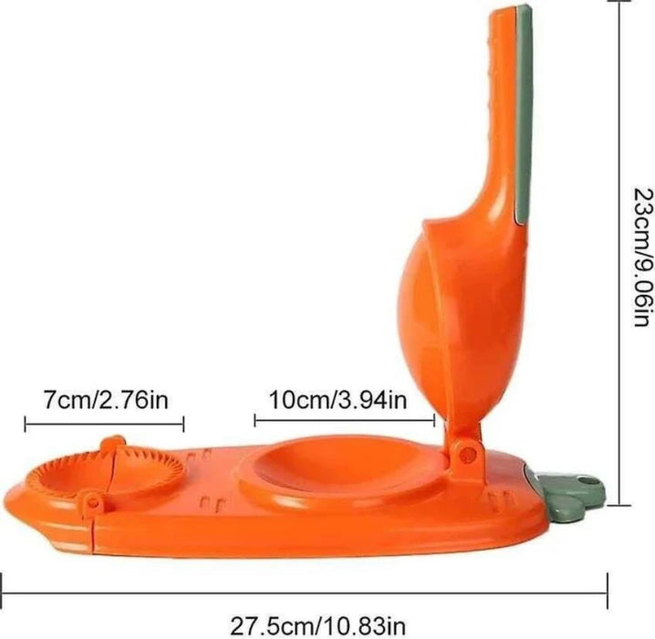 Aparat pentru gatit coltunasi 2 in 1, rapid si usor de folosit, portocaliu