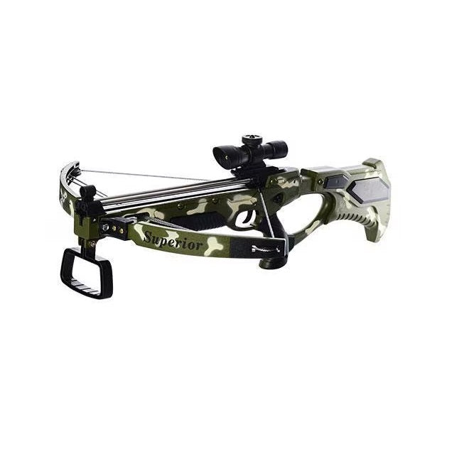 Toy Crossbow, Crossbow, για παιδιά 6 χρόνια+, με οδηγό λέιζερ και 3 βέλη με αναρρόφηση, πράσινο καμουφλάζ