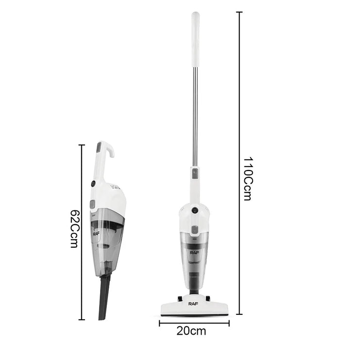 Függőleges, kézi porszívó, R.8673, multifunkcionális 2 in 1, hordozható, 16 000Pa, 600W, fehér