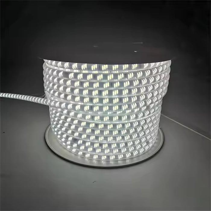 LED SMD könnyű sáv, IP65 vízállóság, 220 V, 50/100 m hosszú, meleg/hideg fény