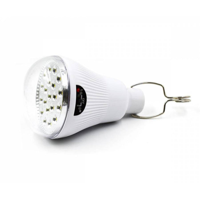 LED GR-020 LED със слънчев панел, 5W, кука, преносим, ​​IP65, презареждащ се с USB, за къмпинг, студена бяла светлина