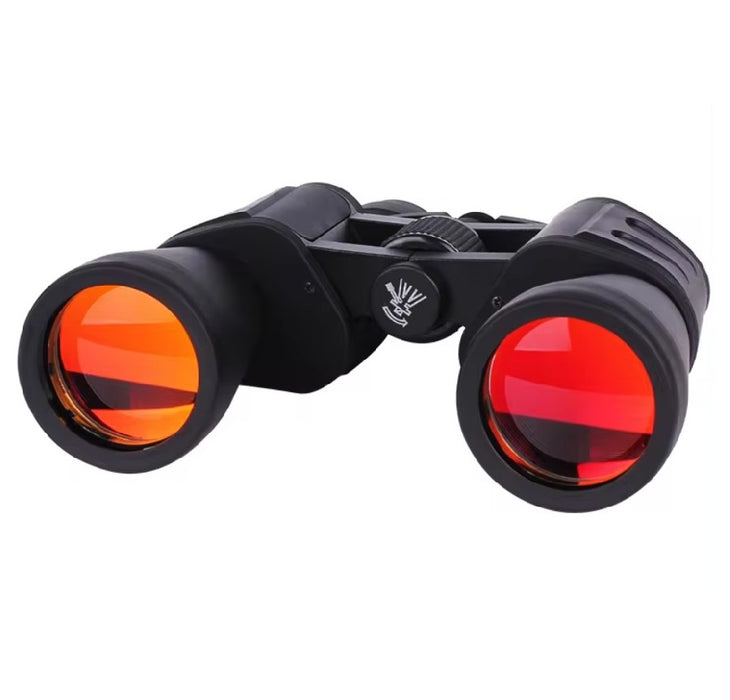 Binoclu militar de buzunar cu unghi larg, Zoom 20x50 monocular-C, diafragma 50mm, focalizare 8, BAKA4 Prism, din metal cu cauciuc, negru