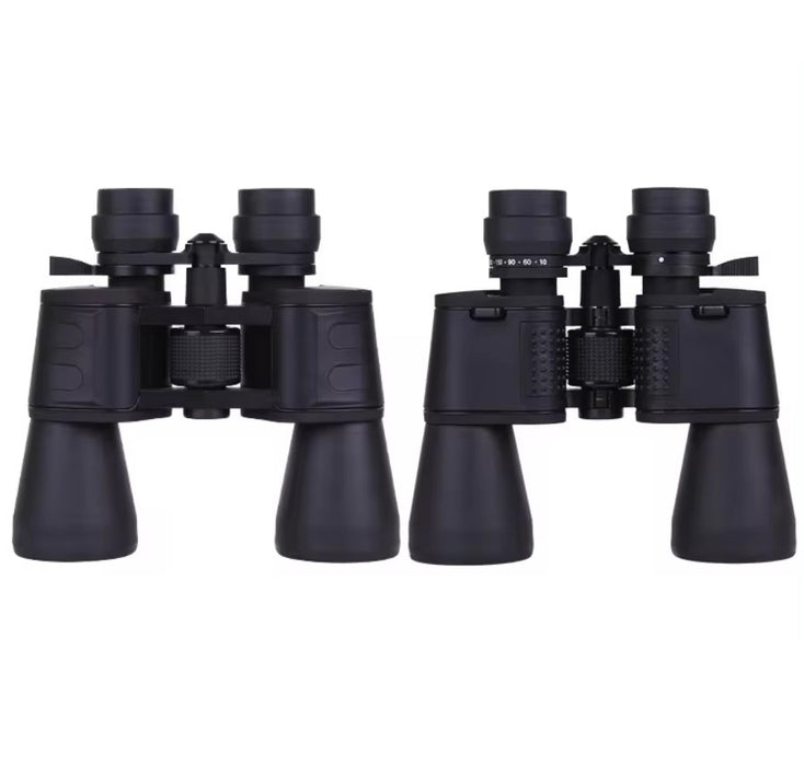 Binoclu militar de buzunar cu unghi larg, Zoom 20x50 monocular-C, diafragma 50mm, focalizare 8, BAKA4 Prism, din metal cu cauciuc, negru