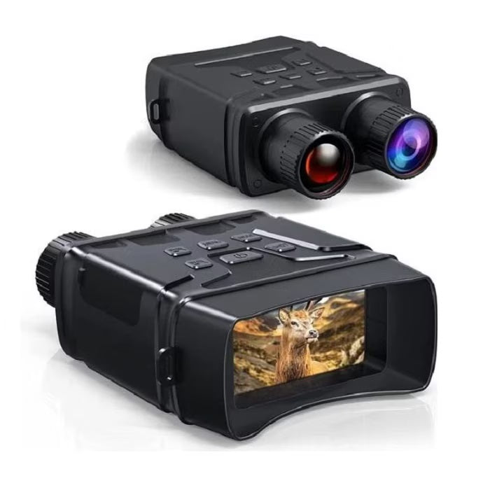 Professional Binocule QNV01, με νυχτερινή, IR, HD, Black