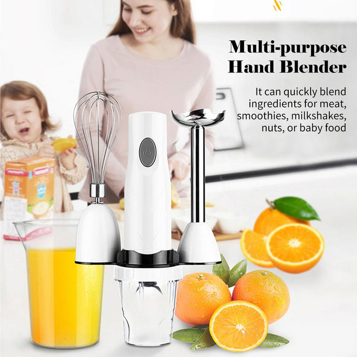 Blender vertical 3 in 1, 150W, Inox si plastic, Q-B1, alb-argintiu