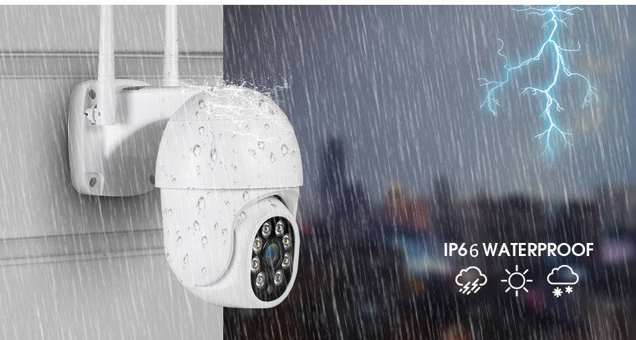 2MPX, Wi-Fi камера за наблюдение, двупосочно аудио, пълен HD, сензор за движение