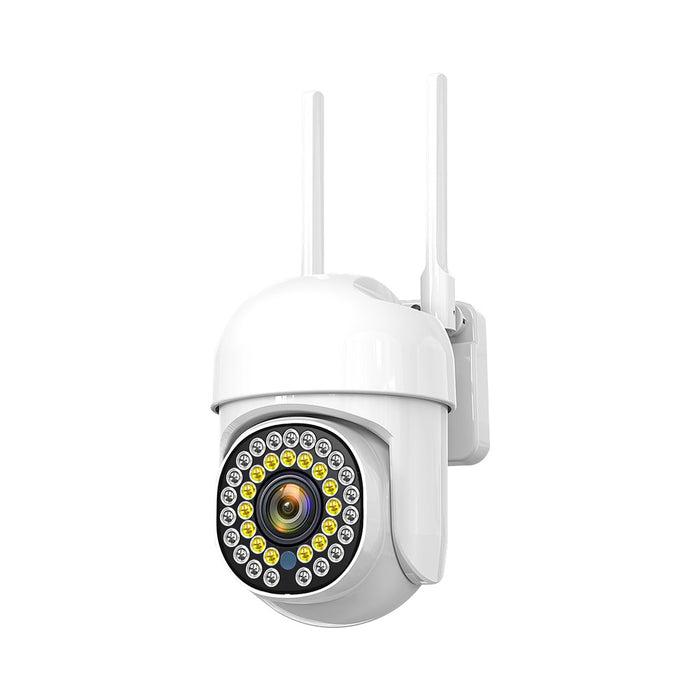 Camera de supraveghere IP CCTV smart de 2MP, Wi-Fi, senzor lumina si miscare, infrarosu, alerte, alba