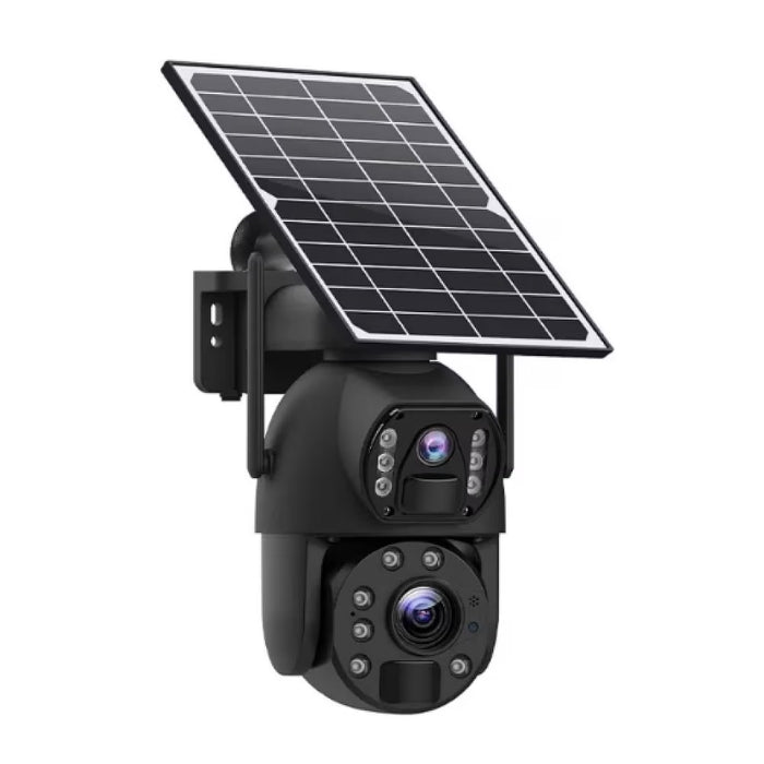 Camera de supraveghere duala, de exterior, bluetooth, zoom optic 10x, viziune nocturna, IP66