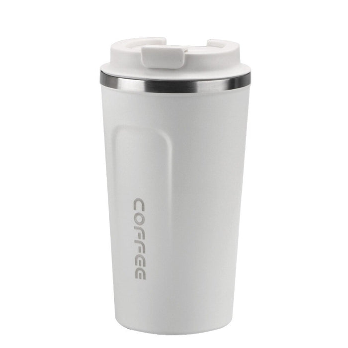 Cana termos cu capac, pentru cafea sau alte bauturi, Capacitate 510 ml, Interior din Inox