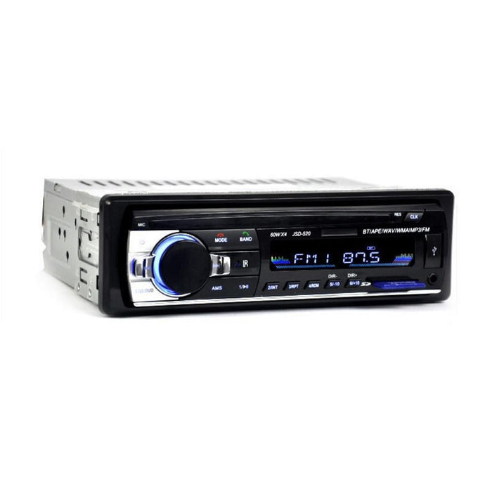 Auto Cassette, 4x60w με Bluetooth, τηλέφωνο, ραδιόφωνο, MP3, AUX, υποδοχή κάρτας microSD, Remote, Black