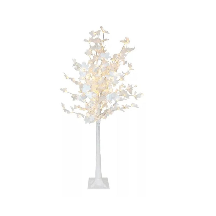 Copac Decorativ Iluminat cu 128 LED-uri, 170 cm Inaltima, Lumina Calda, Rece si Multicolora