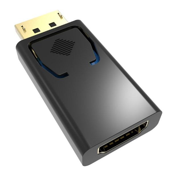 Адаптер за показване на HDMI за проектор за телевизия/скорост 10.8 GB/s, черен