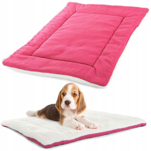 Възглавница на Covoras за кучета, удобен и мек материал, първокласно качество, бяло - розово