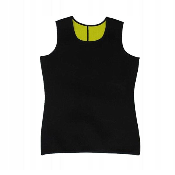 Neoprén férfiak fogyásának ing, L - XXXL, prémium minőség, fekete/sárga