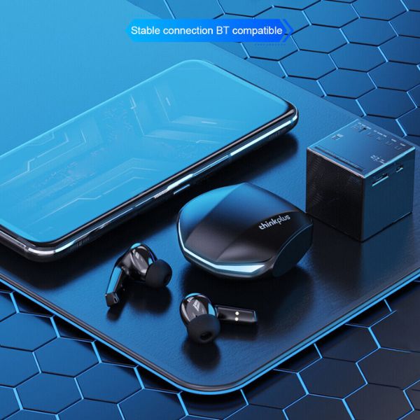 Casti wireless Lenovo GM2 Pro, In Ear, Bluetooth, Deep Bass 3D, Autonomie 8 ore
