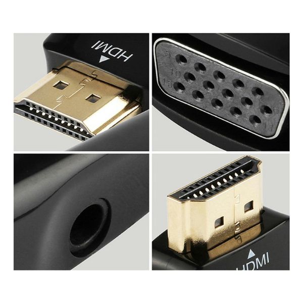 HDMI adapter a VGA -nál, kompatibilis az okostelefonokkal és a táblagépekkel