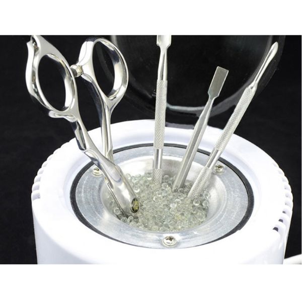 Sterilizáló kis fém edényekhez, üveggömbökkel, 100W