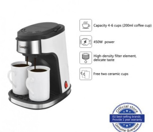 Filtru/Expresor cafea Sonifer Sf-3540 450W + 2 cesti cadou