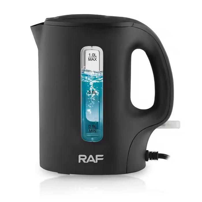 Fierbator electric, RAF, 900W, capacitate 1L, alb/negru