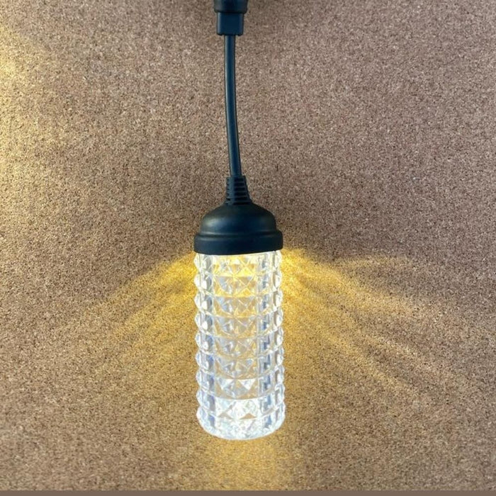 Ghirlanda Luminoasa Pentru Exterior, 10 Becuri LED, IP44, Lumina Alba Calda, 10m Lungime