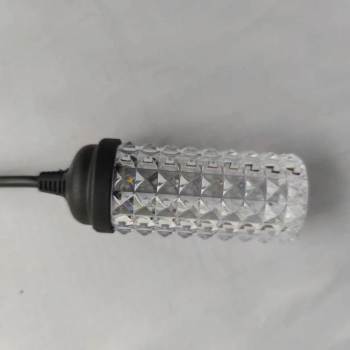 Лека гирлянда за екстериор, 10 LED крушки, IP44, гореща бяла светлина, дълга 10 м