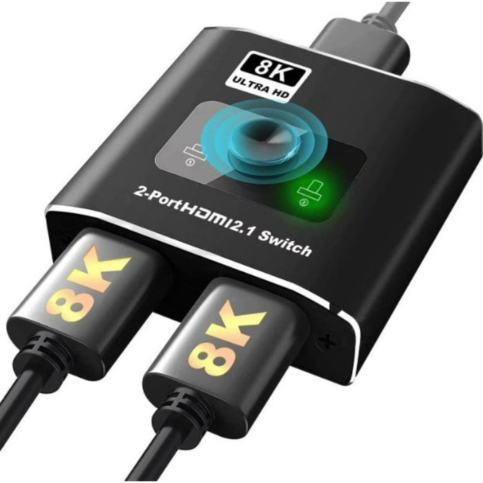 Splitter Switch HDMI 8K Andowl, 2xhdmi, Black