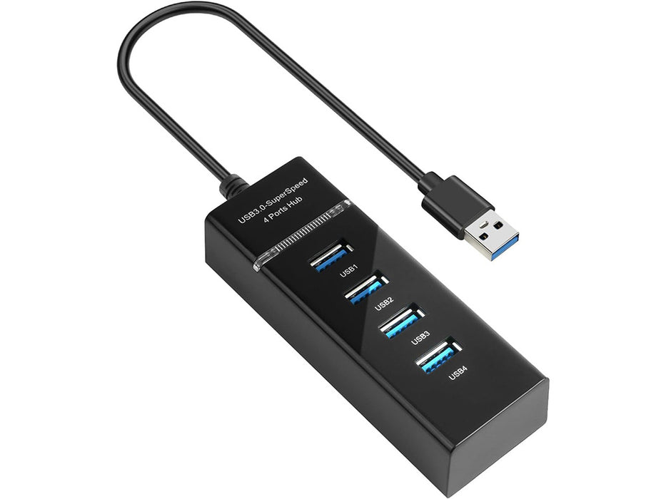 USB главина с 4 порта USB 3.0 скорост прехвърляне до 5Gbps