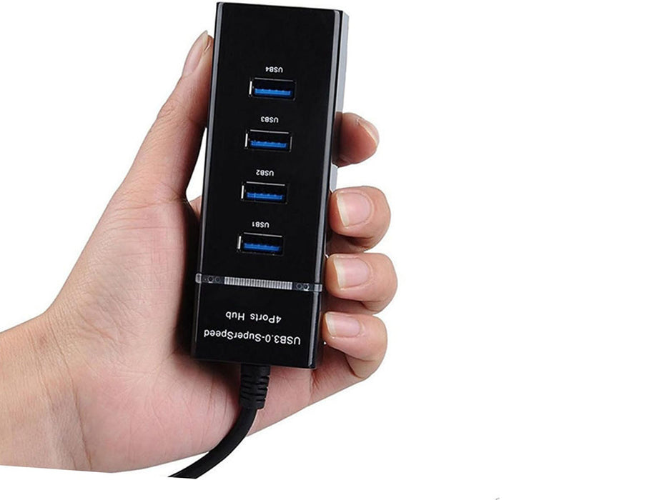 USB Hub με 4 θύρες USB 3.0 Μεταφορά ταχύτητας έως 5GBPS